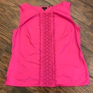 Talbots Pink Sleeveless Blouse